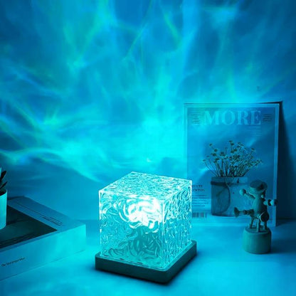 Creative Table Lamp with 16-Color Water Ripple Effect