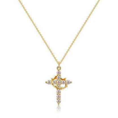 (🔥 Promotion - 60% OFF) Crown Cross Necklace